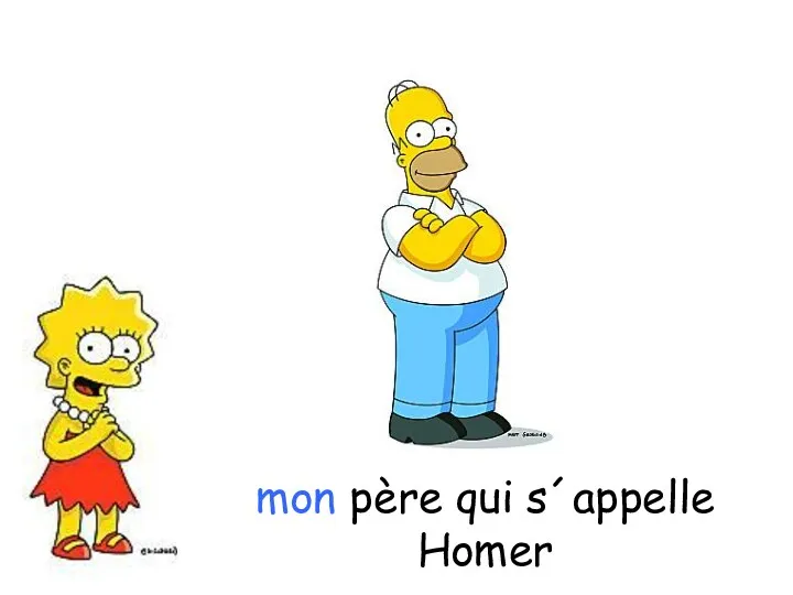 mon père qui s´appelle Homer