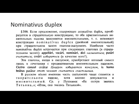 Nominativus duplex