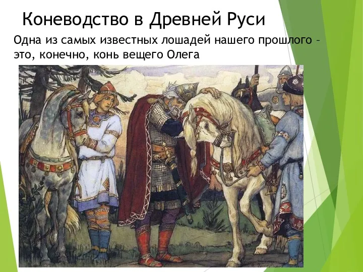 Коневодство в Древней Руси Одна из самых известных лошадей нашего
