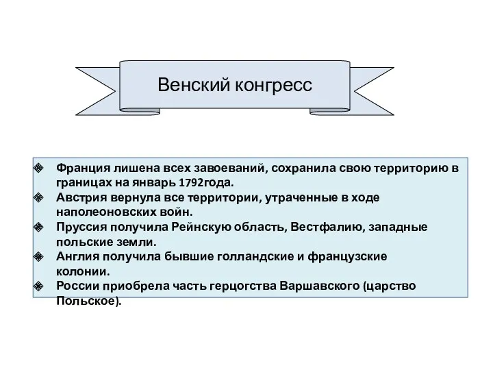 Франция лишена всех завоеваний, сохранила свою территорию в границах на