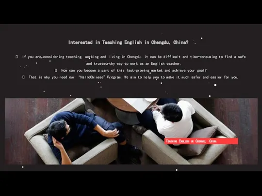 Interested in Teaching English in Chengdu, China? Teaching English in