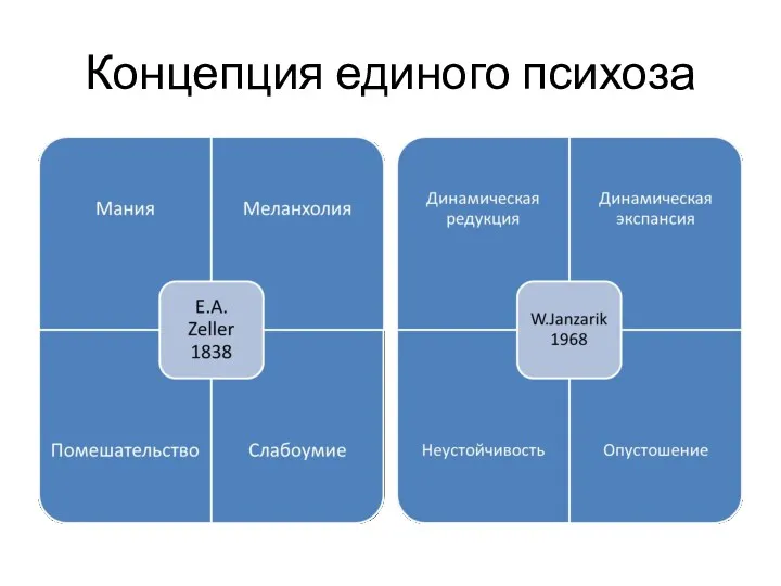 Концепция единого психоза