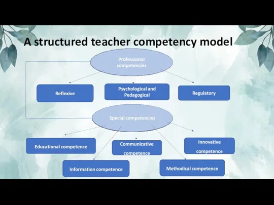 A structured teacher competency model