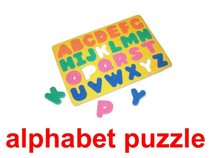 аlphabet puzzle