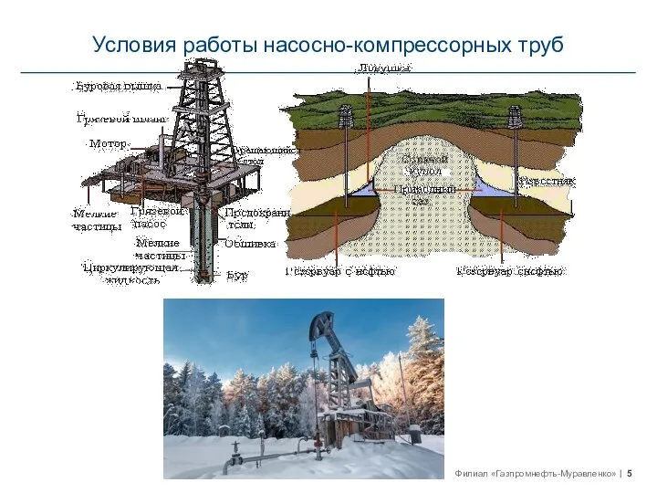 Условия работы насосно-компрессорных труб