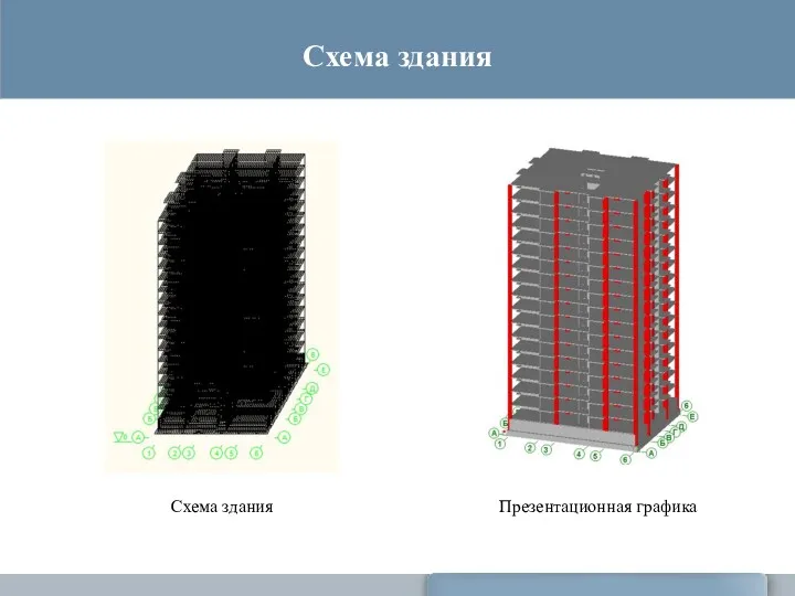 Схема здания Схема здания Презентационная графика