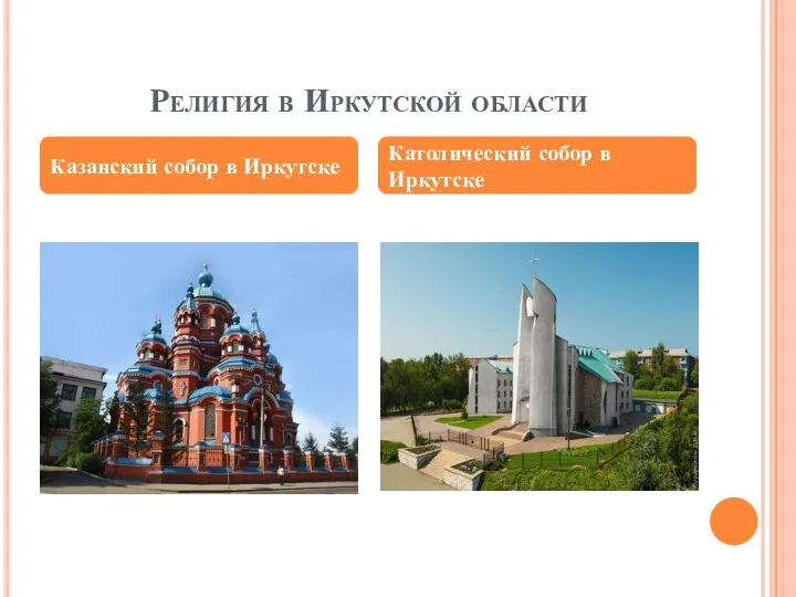 Религия в Иркутской области Казанский собор в Иркутске Католический собор в Иркутске