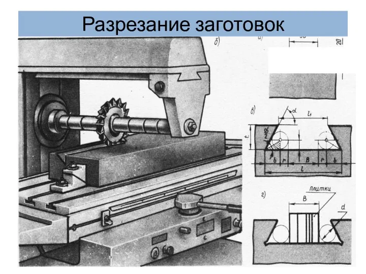 Разрезание заготовок