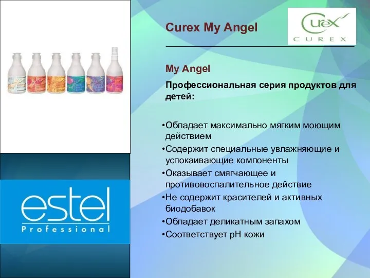 Curex My Angel My Angel Профессиональная серия продуктов для детей: