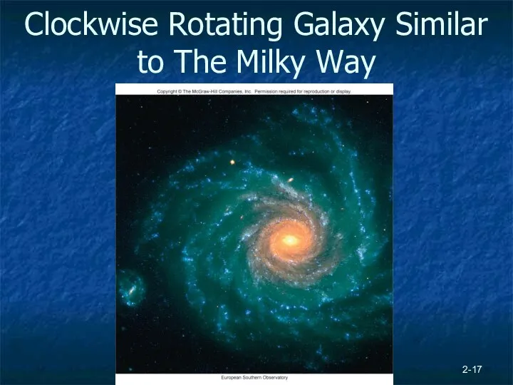 2- Clockwise Rotating Galaxy Similar to The Milky Way