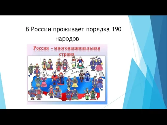 В России проживает порядка 190 народов