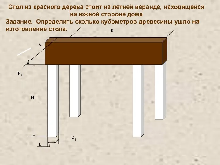 Стол из красного дерева стоит на летней веранде, находящейся на