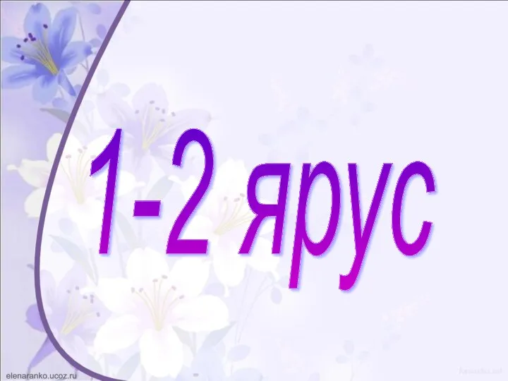 1-2 ярус