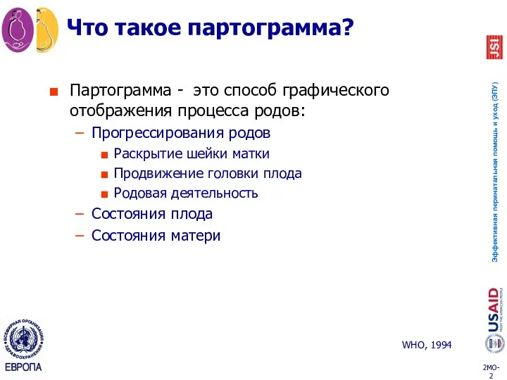 Что такое партограмма? Партограмма - это способ графического отображения процесса