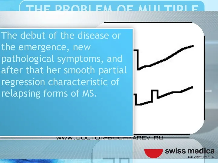 The debut of the disease or the emergence, new pathological