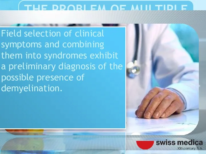 Field selection of clinical symptoms and combining them into syndromes