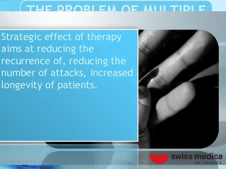 Strategic effect of therapy aims at reducing the recurrence of,