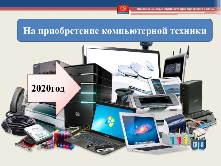 На приобретение компьютерной техники 2020год Финансовый отдел Администрации Орловского района
