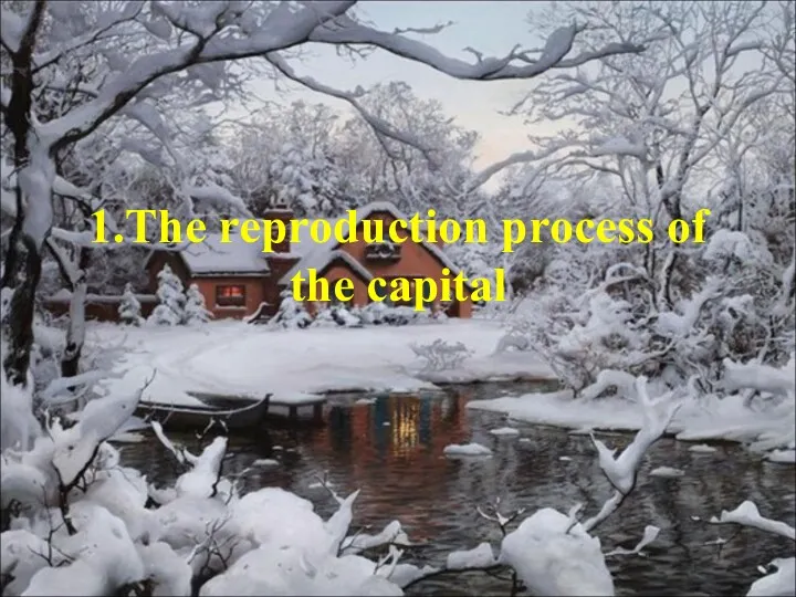 1.The reproduction process of the capital