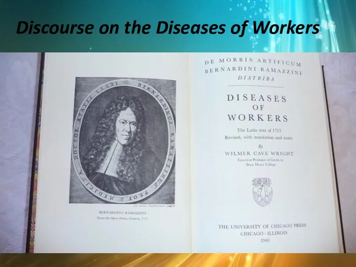 Discourse on the Diseases of Workers