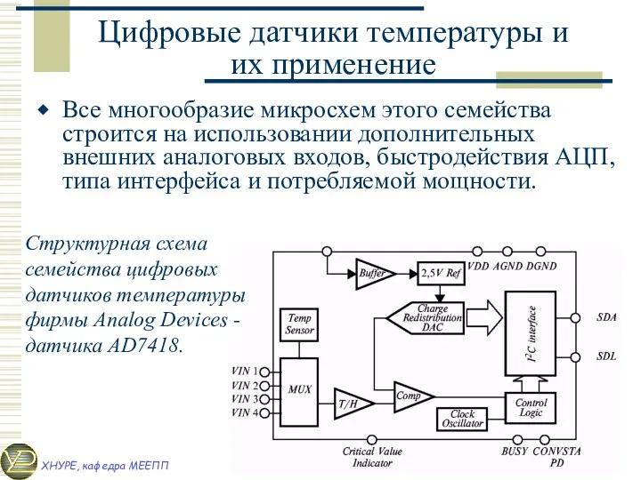 Цифровые датчики температуры и их применение Все многообразие микросхем этого