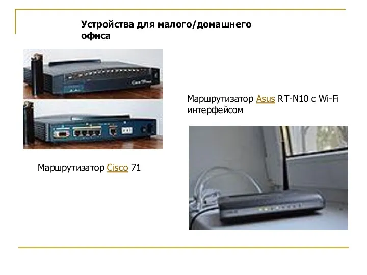 Устройства для малого/домашнего офиса Маршрутизатор Cisco 71 Маршрутизатор Asus RT-N10 с Wi-Fi интерфейсом