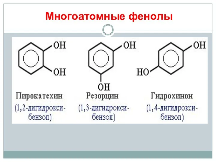 Многоатомные фенолы