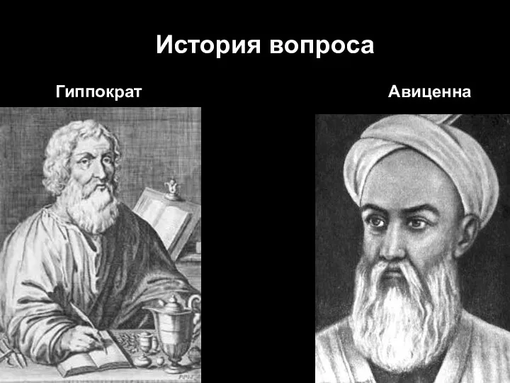 История вопроса Гиппократ Авиценна