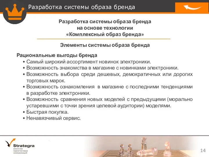 Разработка системы образа бренда на основе технологии «Комплексный образ бренда»