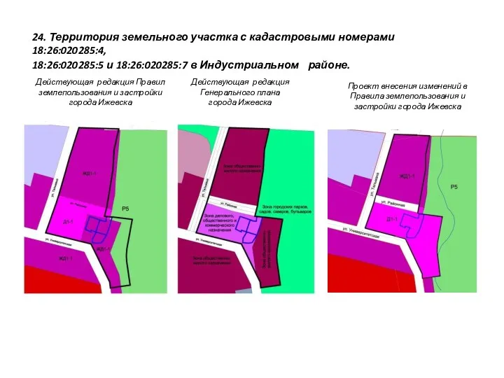 Действующая редакция Правил землепользования и застройки города Ижевска Действующая редакция