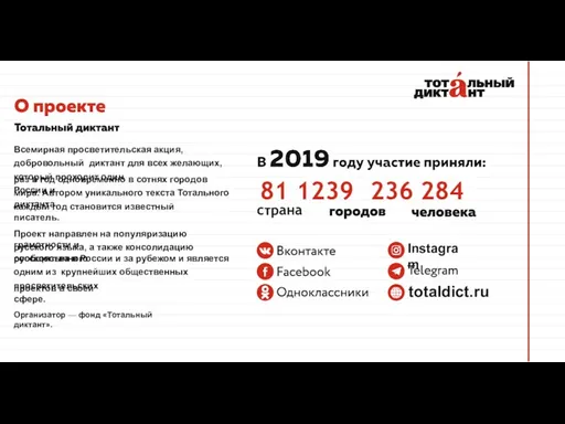 страна 81 1239 236 284 Instagram totaldict.ru Всемирная просветительская акция,