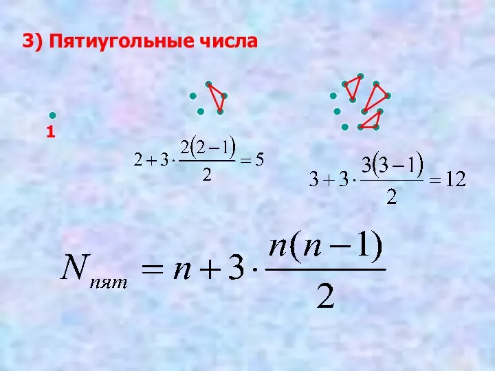 3) Пятиугольные числа 1