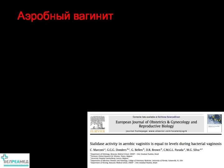 – воспалительное заболевание влагалища, вызыванное аэробной микрофлорой при резком снижении