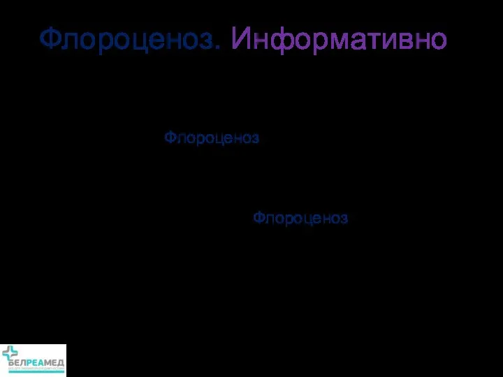 Флороценоз. Информативно В исследование Флороценоз включены ВСЕ ключевые микроорганизмы, которые