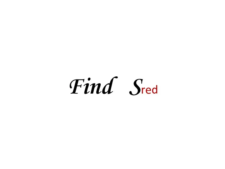 Find Sred