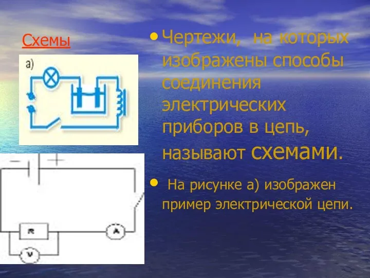 Схемы Чертежи, на которых изображены способы соединения электрических приборов в