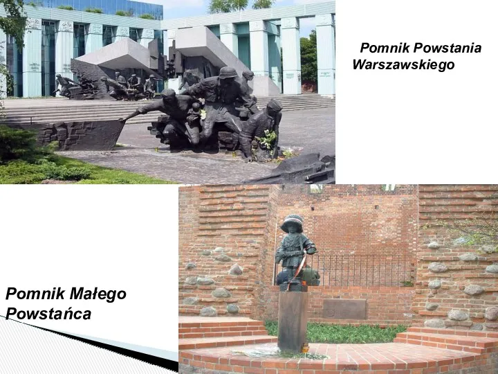 Pomnik Powstania Warszawskiego Pomnik Małego Powstańca