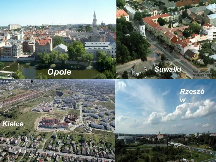 Kielce Suwałki Opole Rzeszów