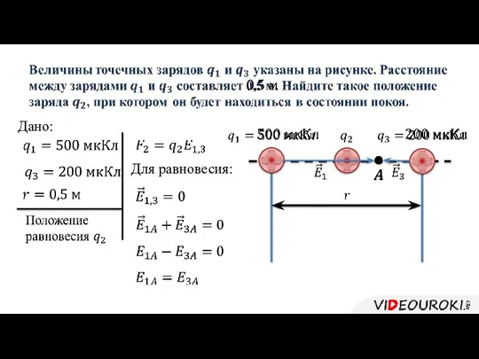 Дано: Для равновесия: