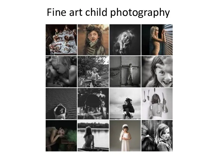 Fine art child photography