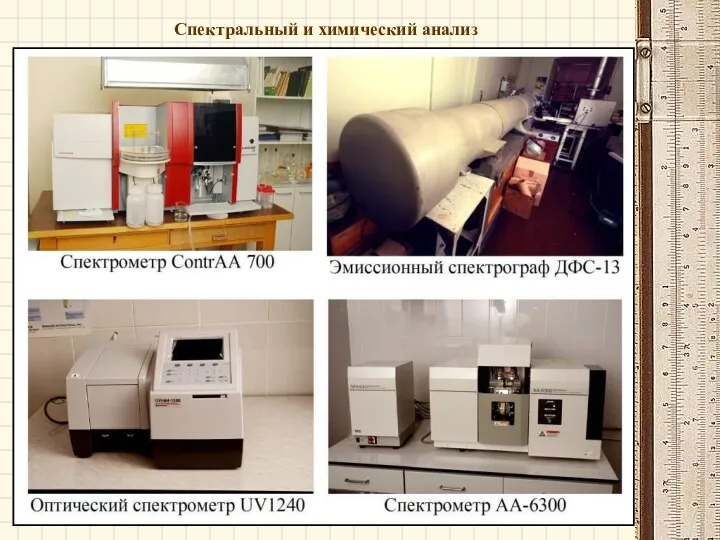 Спектральный и химический анализ