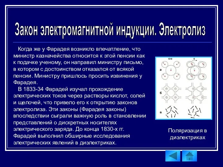 Когда же у Фарадея возникло впечатление, что министр казначейства относится к этой пенсии