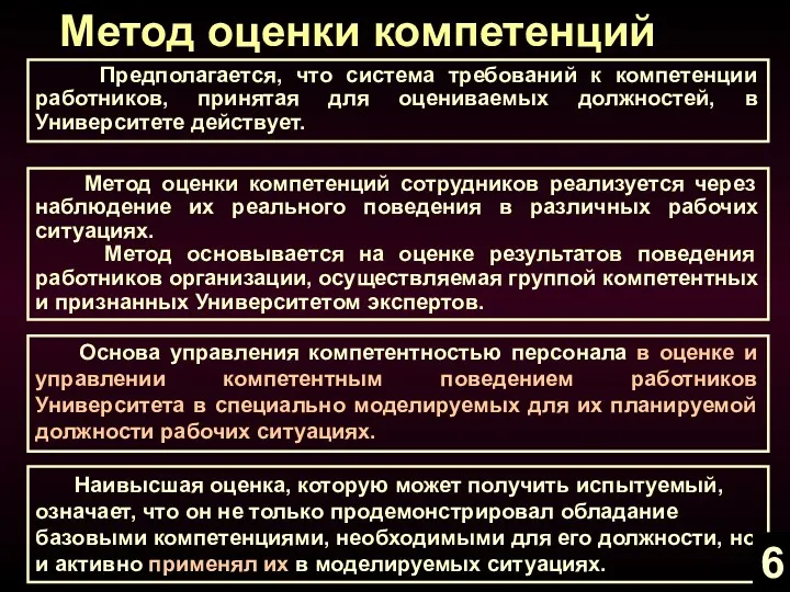 Наивысшая оценка, которую может получить испытуемый, означает, что он не