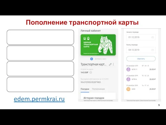 Пополнение транспортной карты edem.permkrai.ru