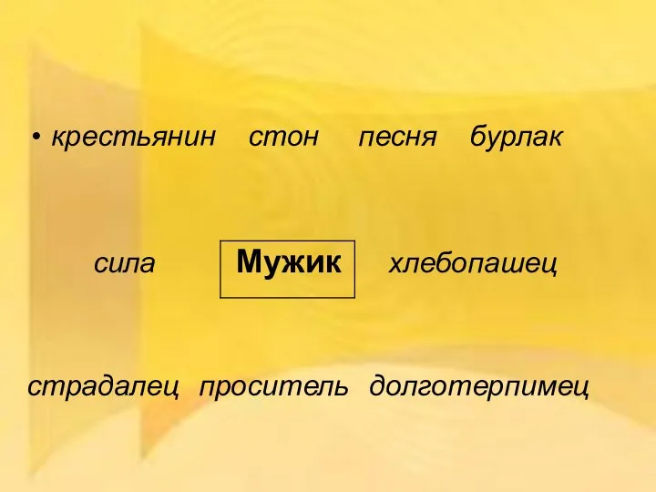 крестьянин стон песня бурлак сила Мужик хлебопашец страдалец проситель долготерпимец