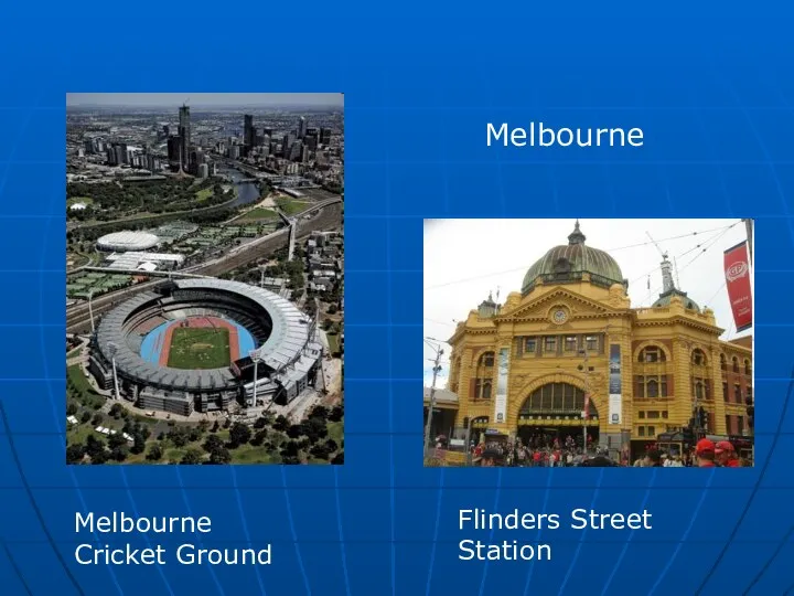 Melbourne Flinders Street Station Melbourne Cricket Ground