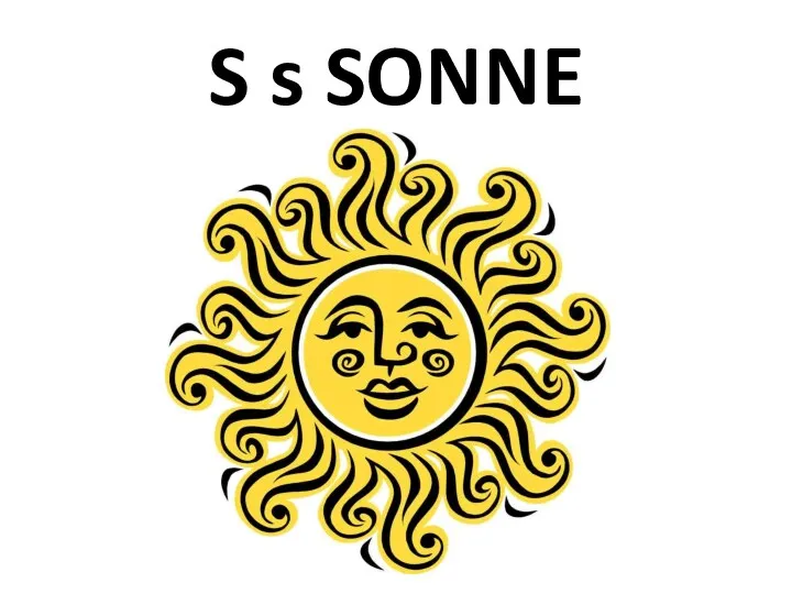 S s SONNE