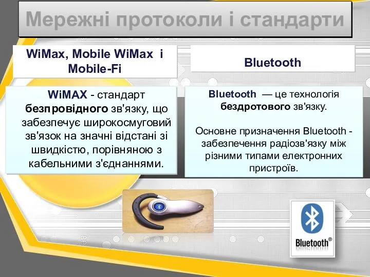 Мережні протоколи і стандарти WiMax, Mobile WiMax і Mobile-Fi WiMAX