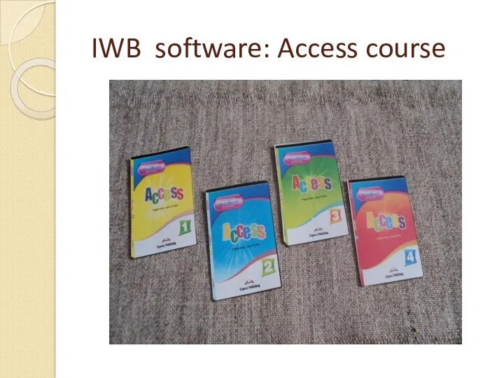 IWB software: Access course