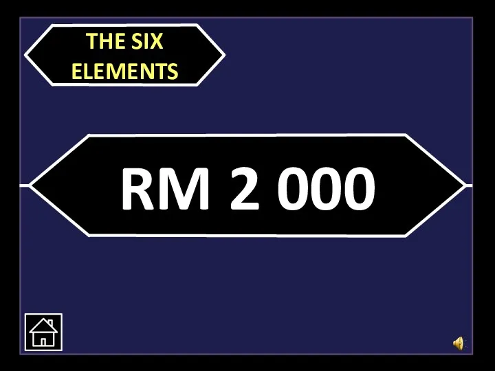 RM 2 000 THE SIX ELEMENTS